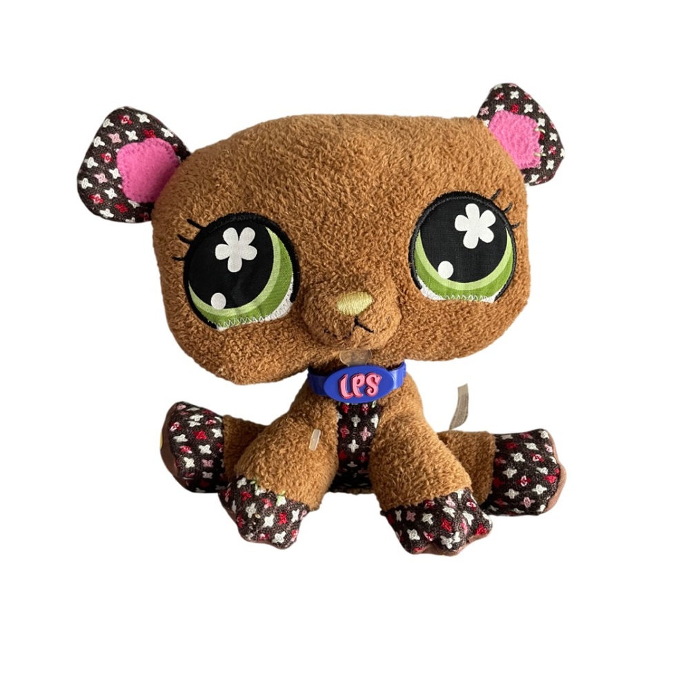Vintage 2008 Littlest Pet Shop Brown Bear Plush